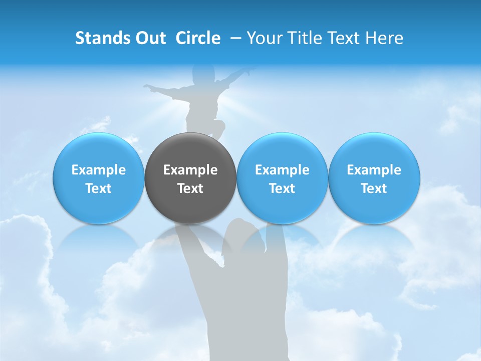 Man Life Freedom PowerPoint Template