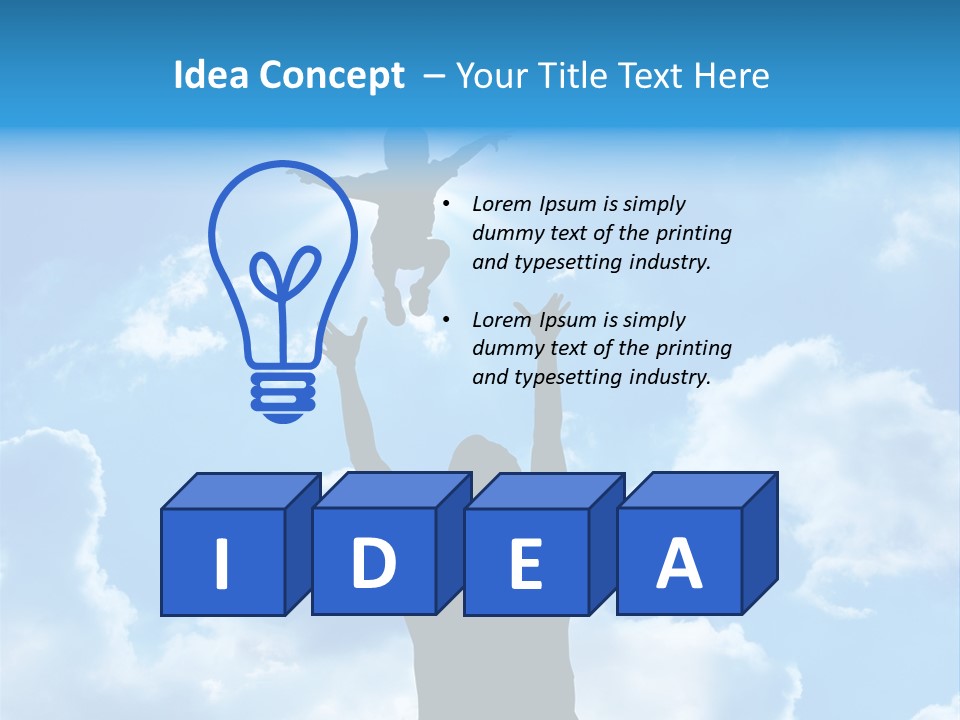 Man Life Freedom PowerPoint Template