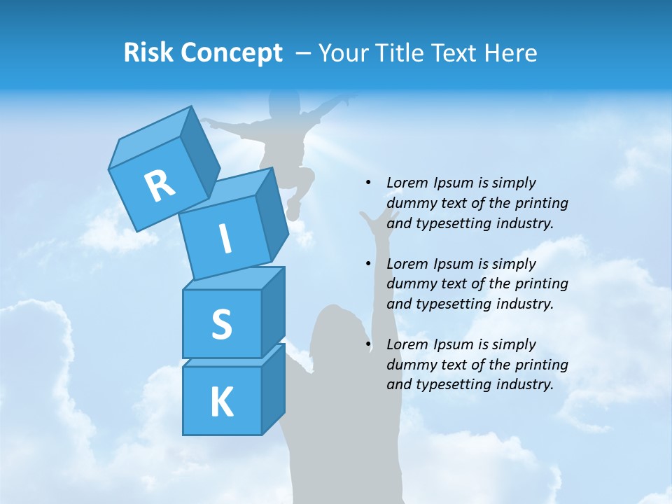 Man Life Freedom PowerPoint Template