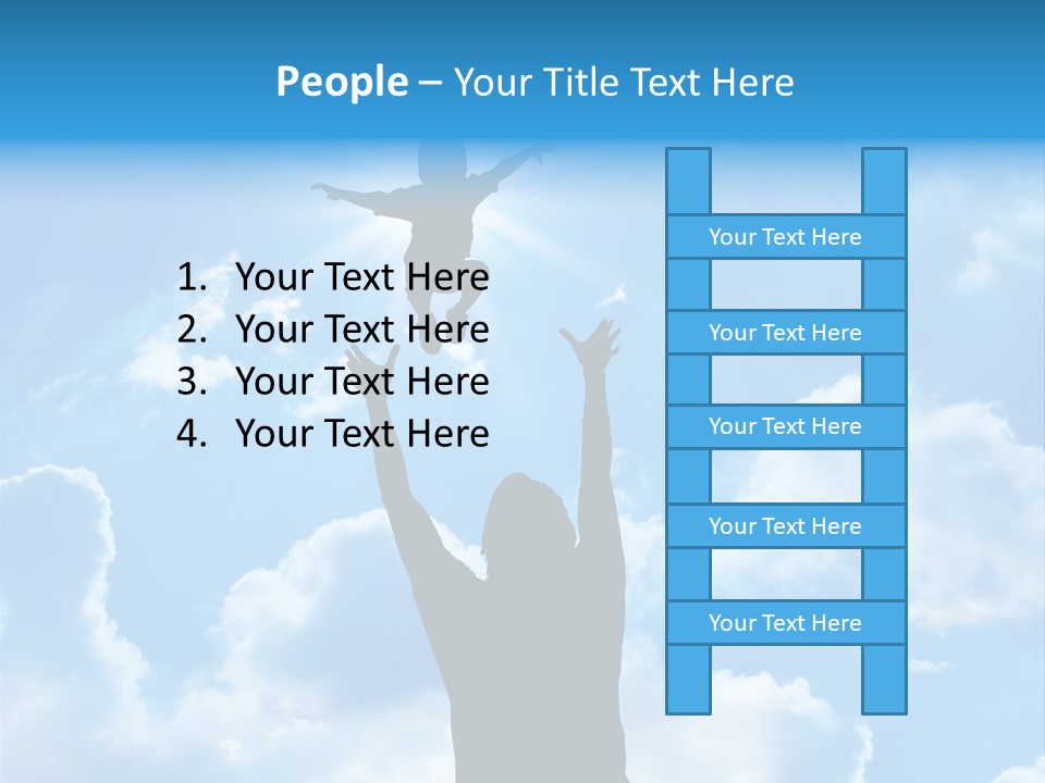 Man Life Freedom PowerPoint Template