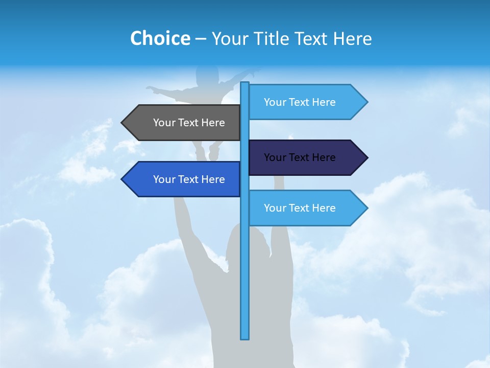 Man Life Freedom PowerPoint Template