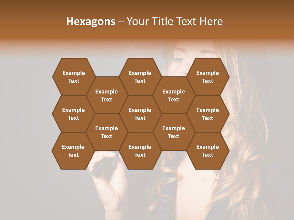 Sensual Suit Cigarette PowerPoint Template