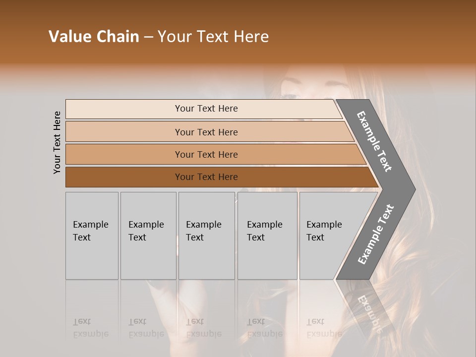 Sensual Suit Cigarette PowerPoint Template