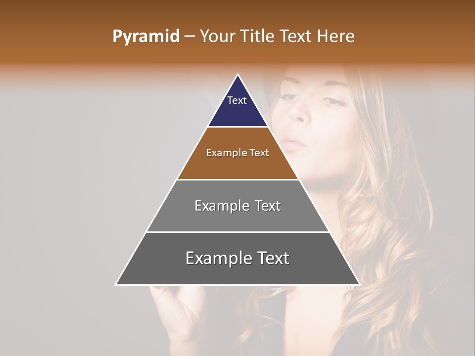 Sensual Suit Cigarette PowerPoint Template