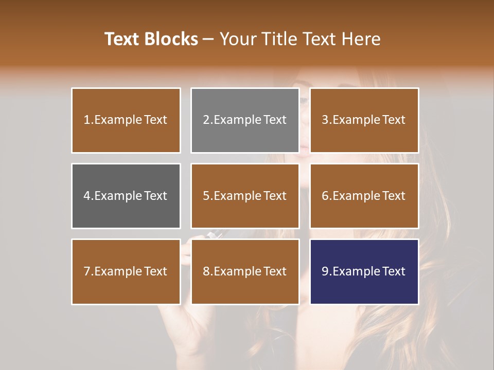 Sensual Suit Cigarette PowerPoint Template