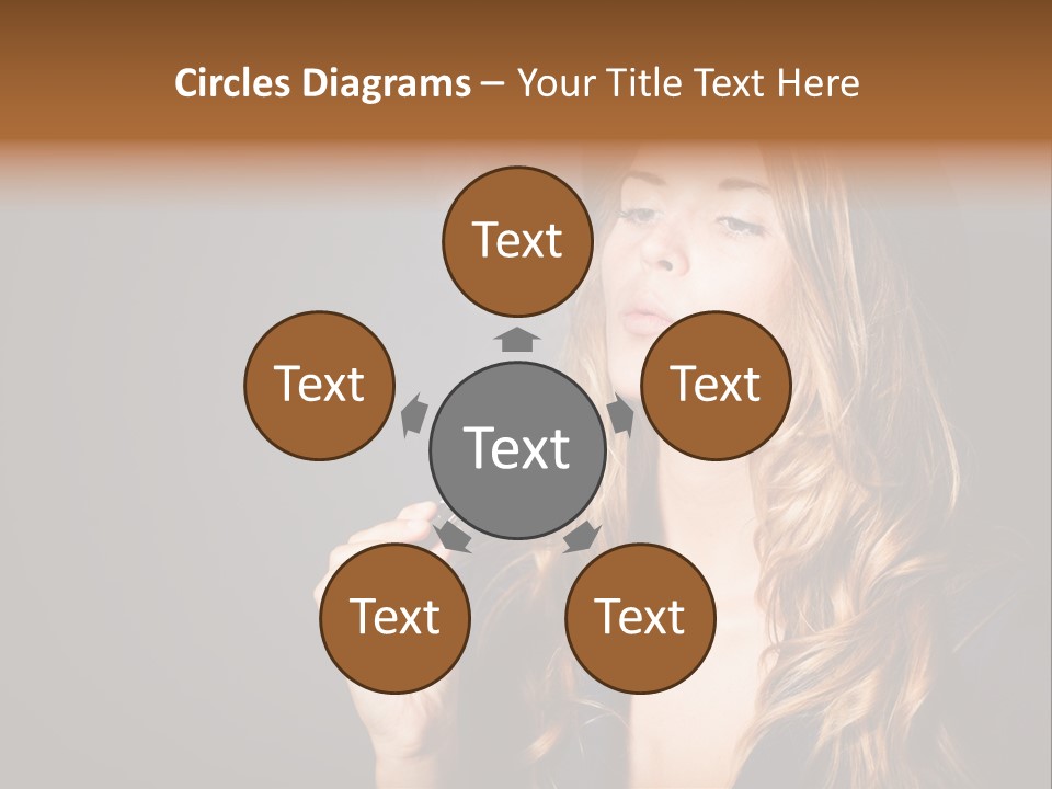 Sensual Suit Cigarette PowerPoint Template