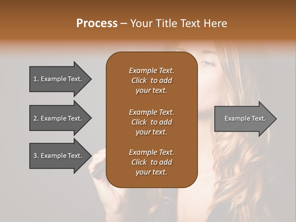 Sensual Suit Cigarette PowerPoint Template