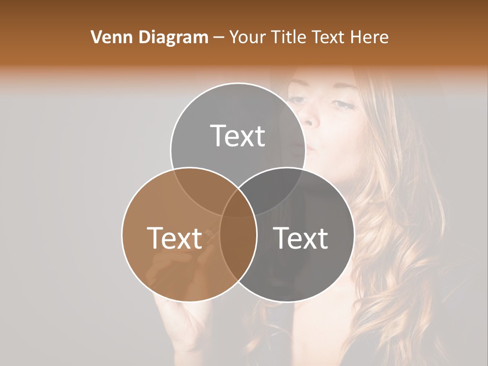 Sensual Suit Cigarette PowerPoint Template