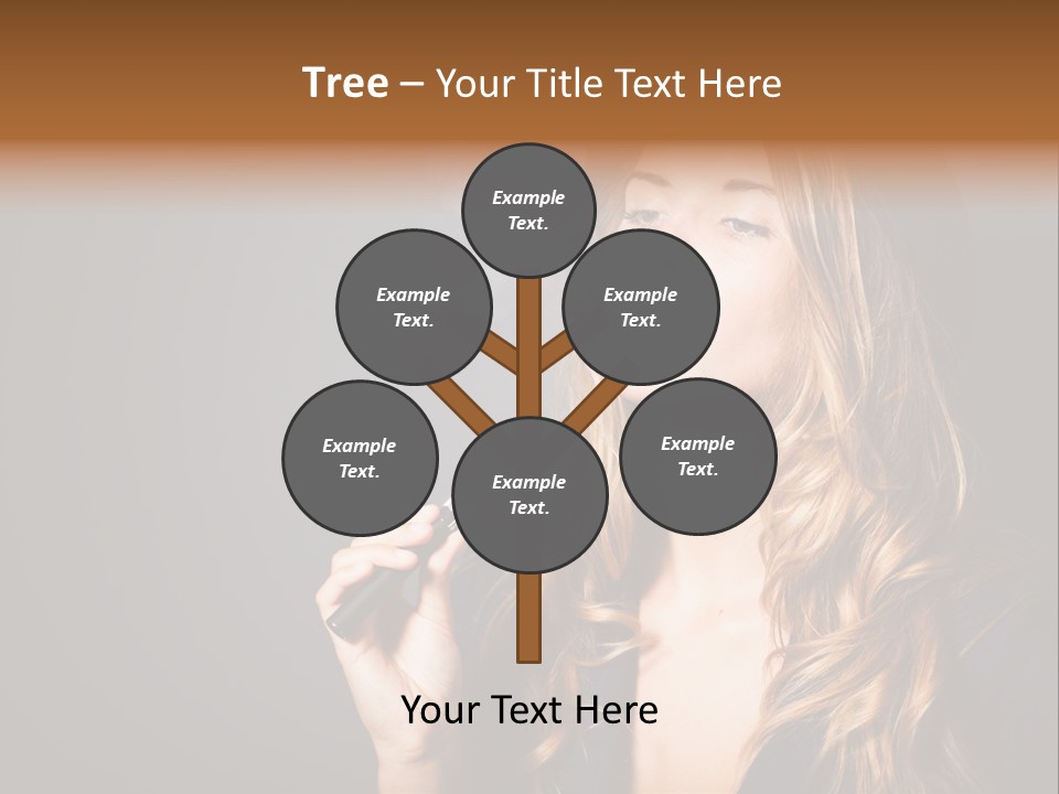 Sensual Suit Cigarette PowerPoint Template