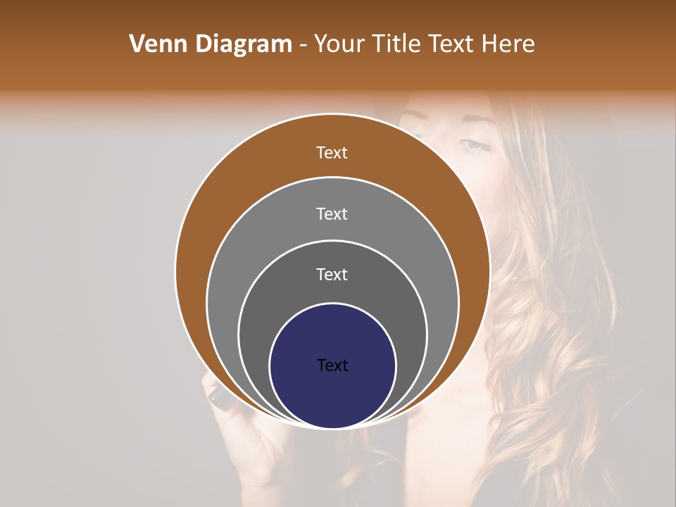 Sensual Suit Cigarette PowerPoint Template