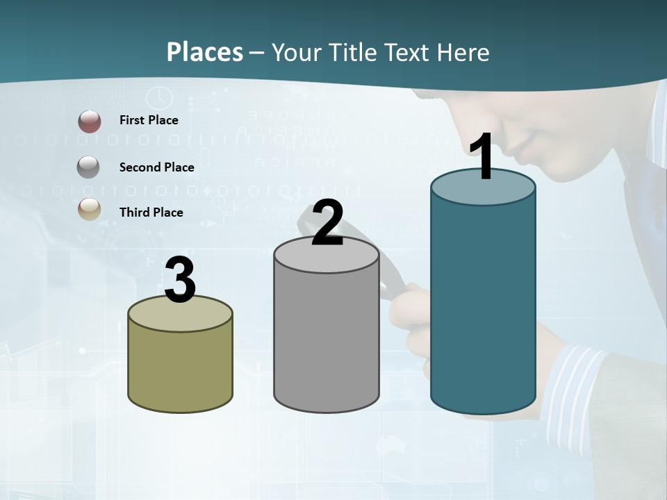 Communication Corporate Man PowerPoint Template
