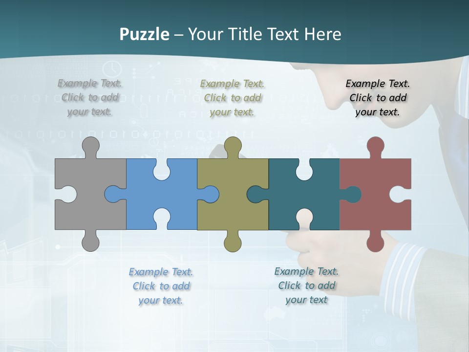 Communication Corporate Man PowerPoint Template