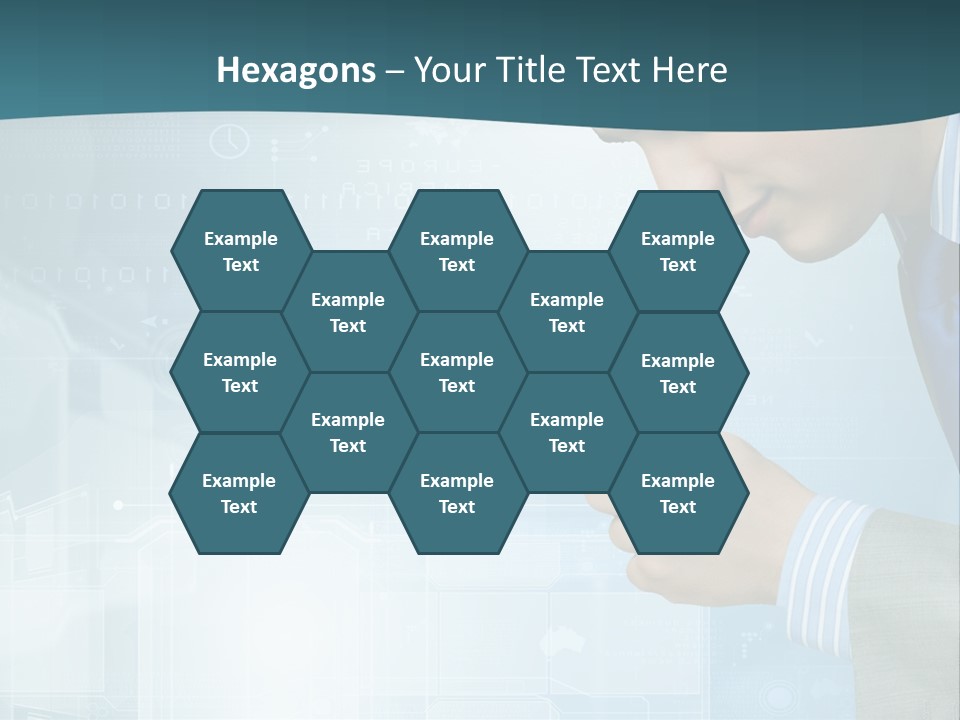 Communication Corporate Man PowerPoint Template