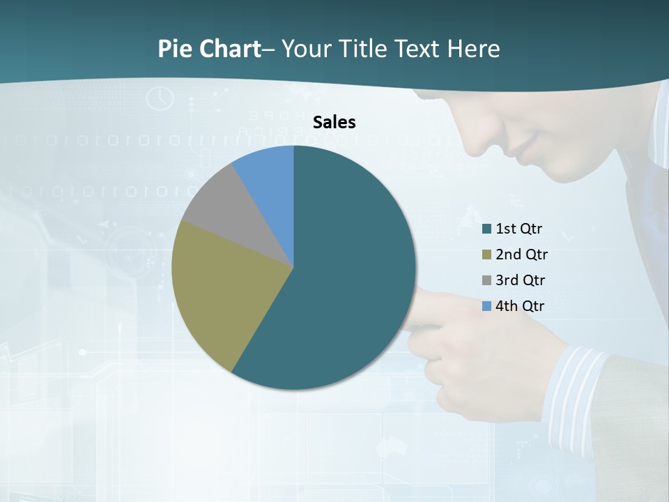 Communication Corporate Man PowerPoint Template