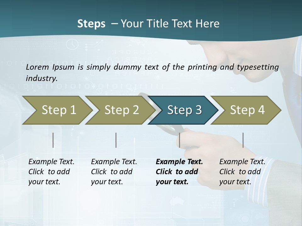 Communication Corporate Man PowerPoint Template