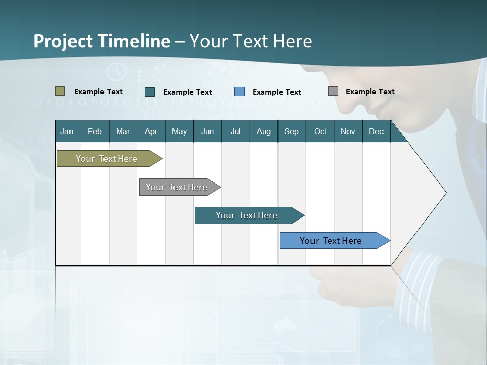 Communication Corporate Man PowerPoint Template