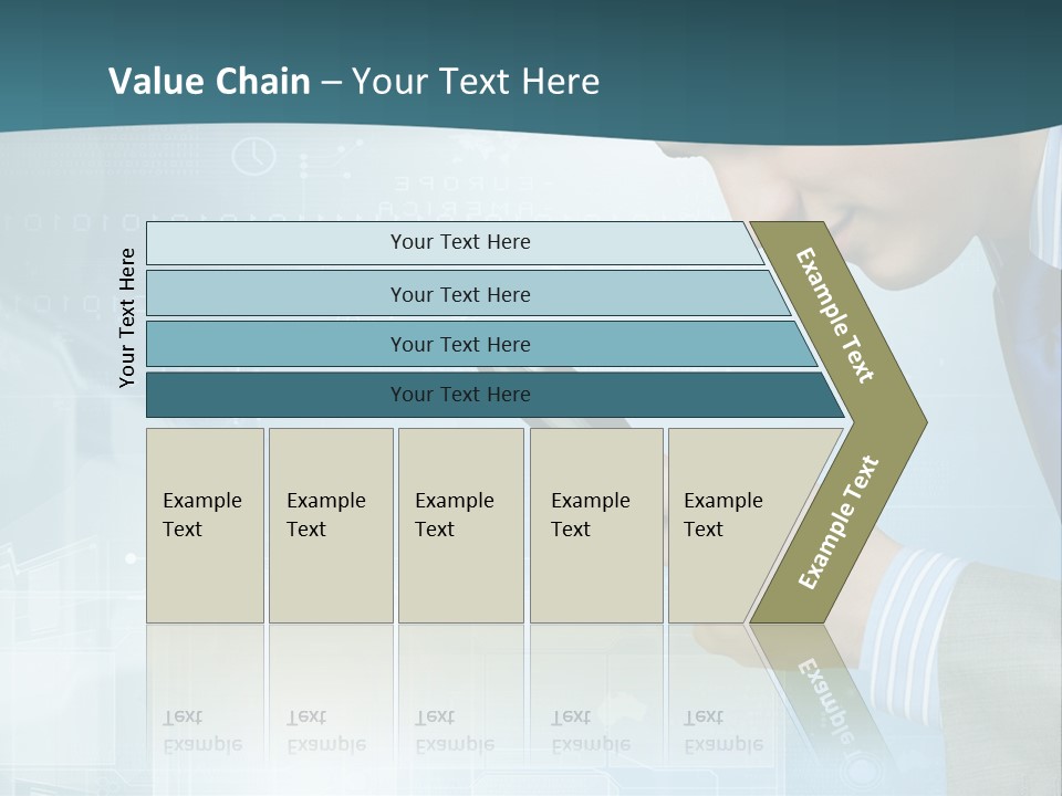 Communication Corporate Man PowerPoint Template