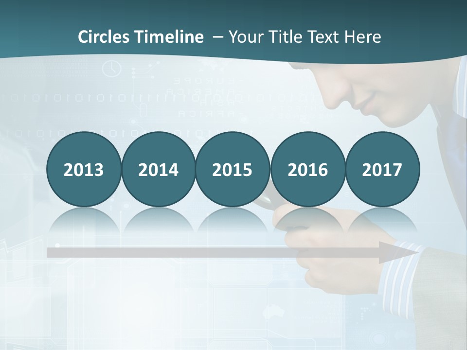 Communication Corporate Man PowerPoint Template