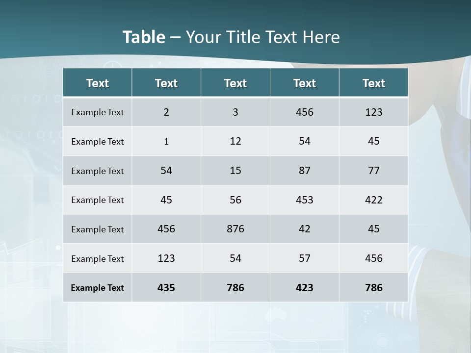 Communication Corporate Man PowerPoint Template
