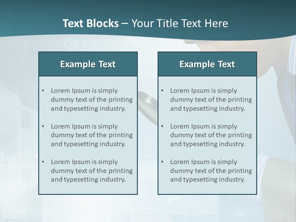 Communication Corporate Man PowerPoint Template