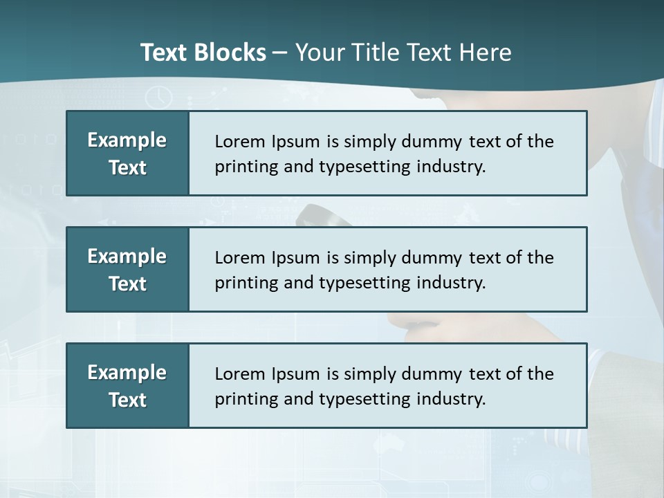 Communication Corporate Man PowerPoint Template