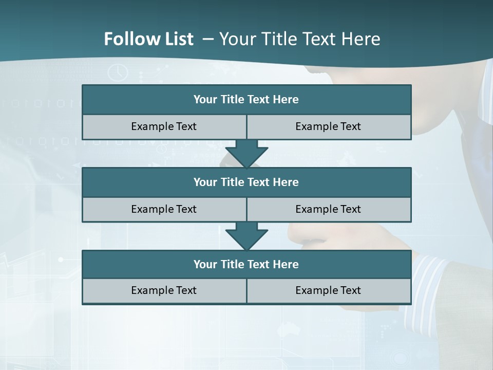 Communication Corporate Man PowerPoint Template