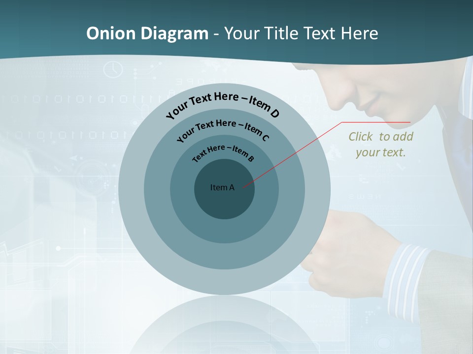 Communication Corporate Man PowerPoint Template