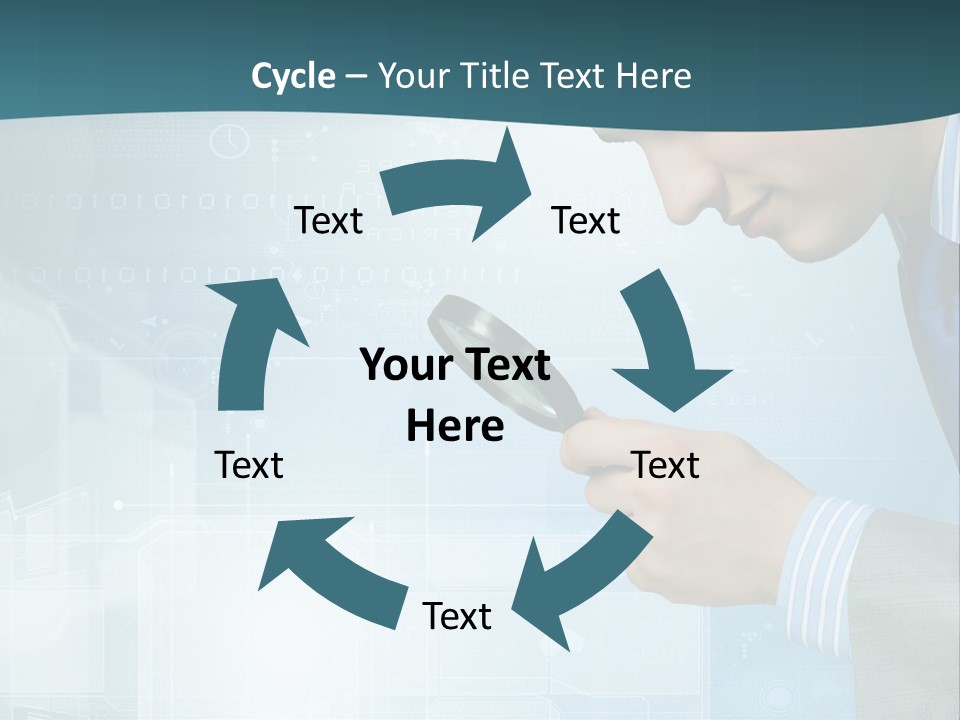 Communication Corporate Man PowerPoint Template