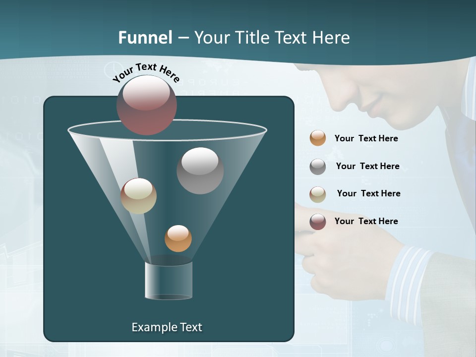 Communication Corporate Man PowerPoint Template