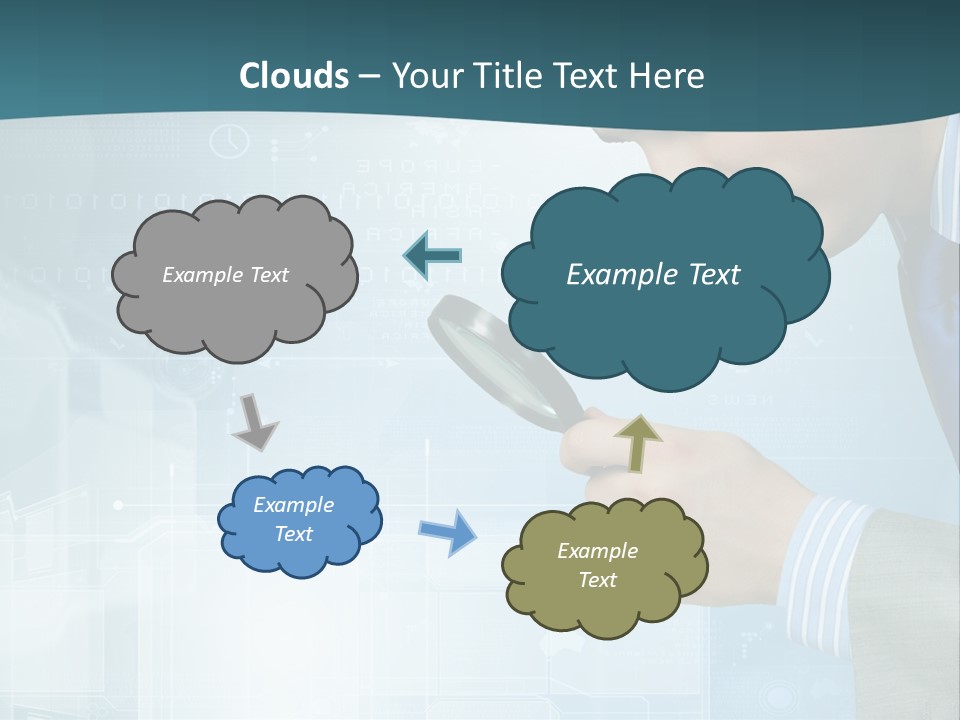 Communication Corporate Man PowerPoint Template