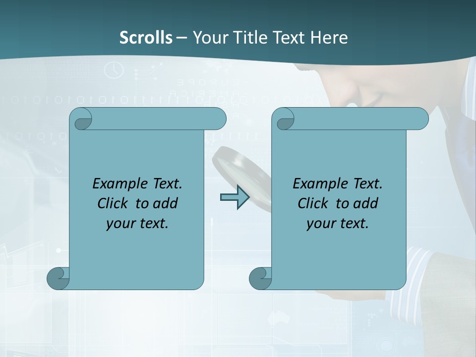 Communication Corporate Man PowerPoint Template