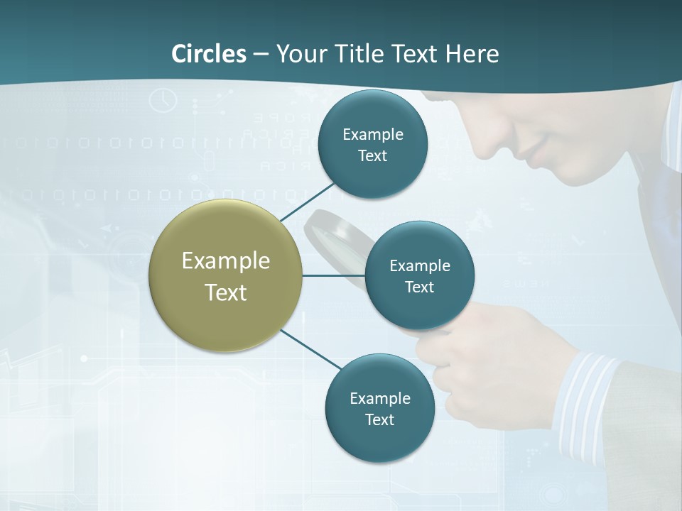Communication Corporate Man PowerPoint Template