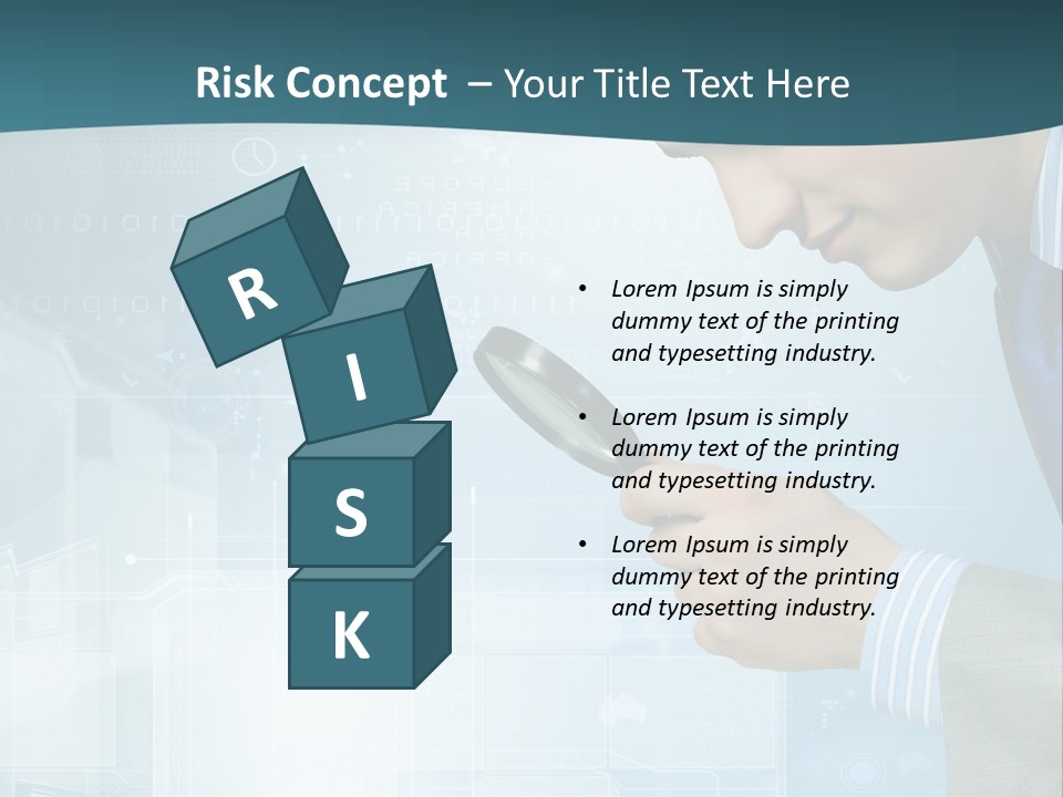 Communication Corporate Man PowerPoint Template