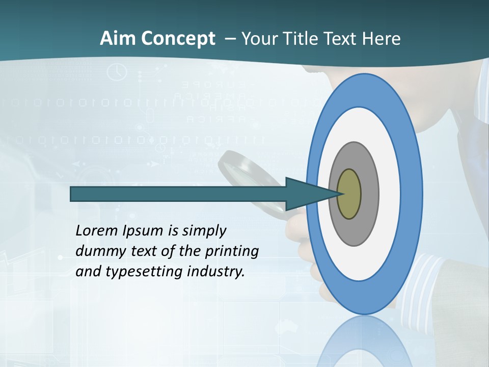 Communication Corporate Man PowerPoint Template