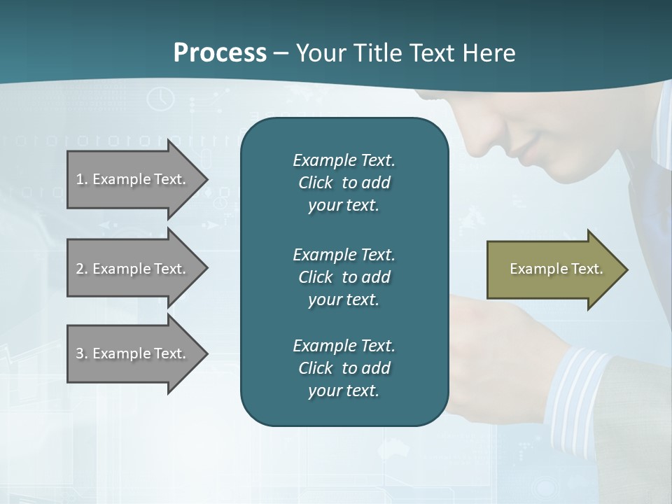 Communication Corporate Man PowerPoint Template