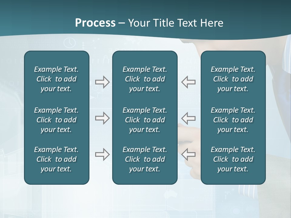 Communication Corporate Man PowerPoint Template