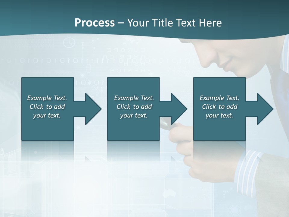 Communication Corporate Man PowerPoint Template