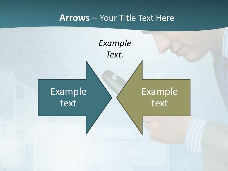 Communication Corporate Man PowerPoint Template