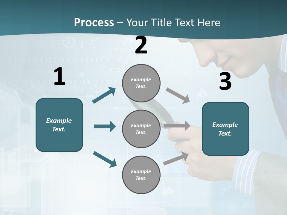 Communication Corporate Man PowerPoint Template