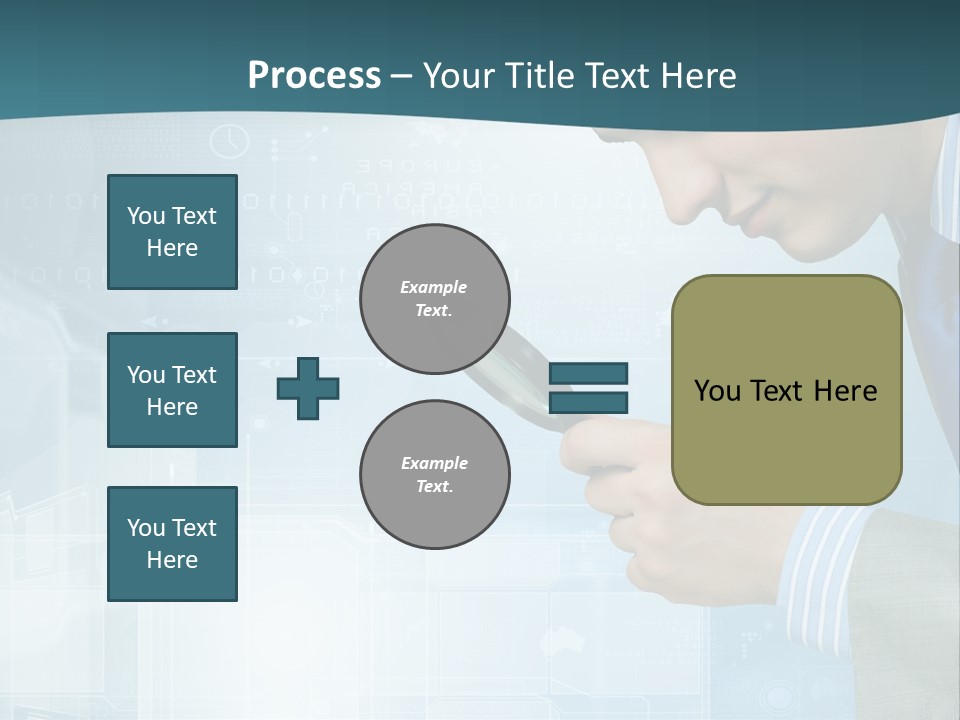 Communication Corporate Man PowerPoint Template