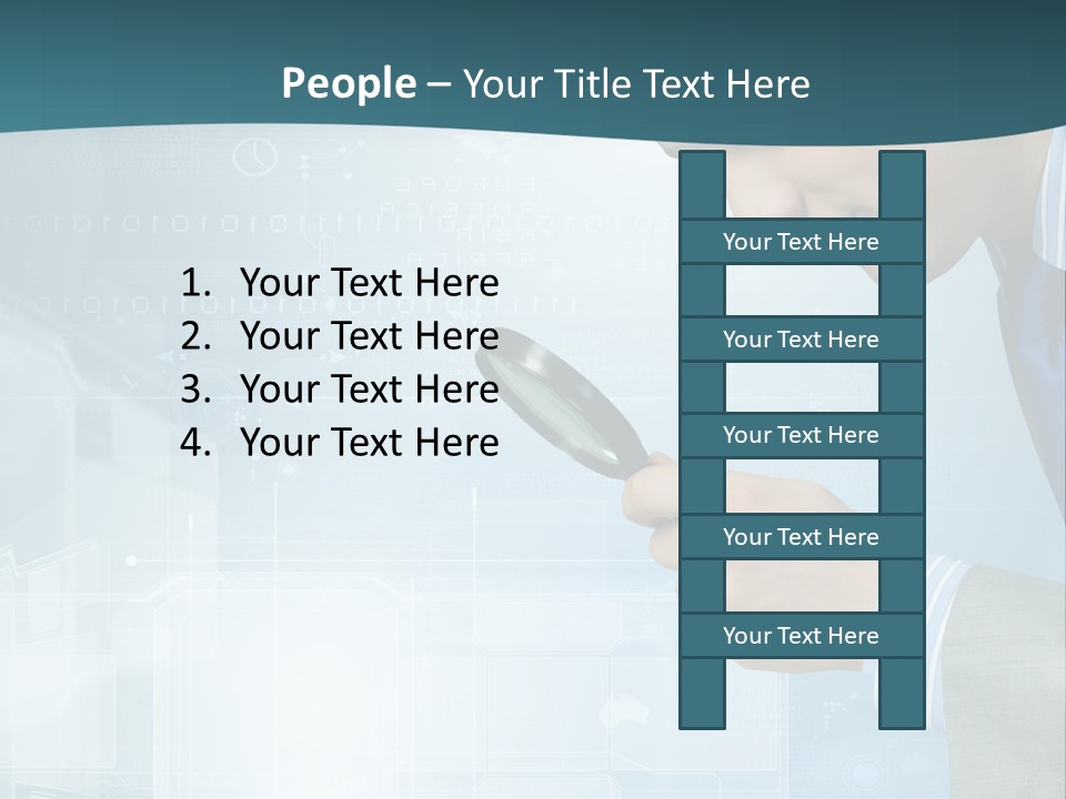 Communication Corporate Man PowerPoint Template