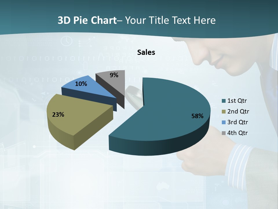 Communication Corporate Man PowerPoint Template