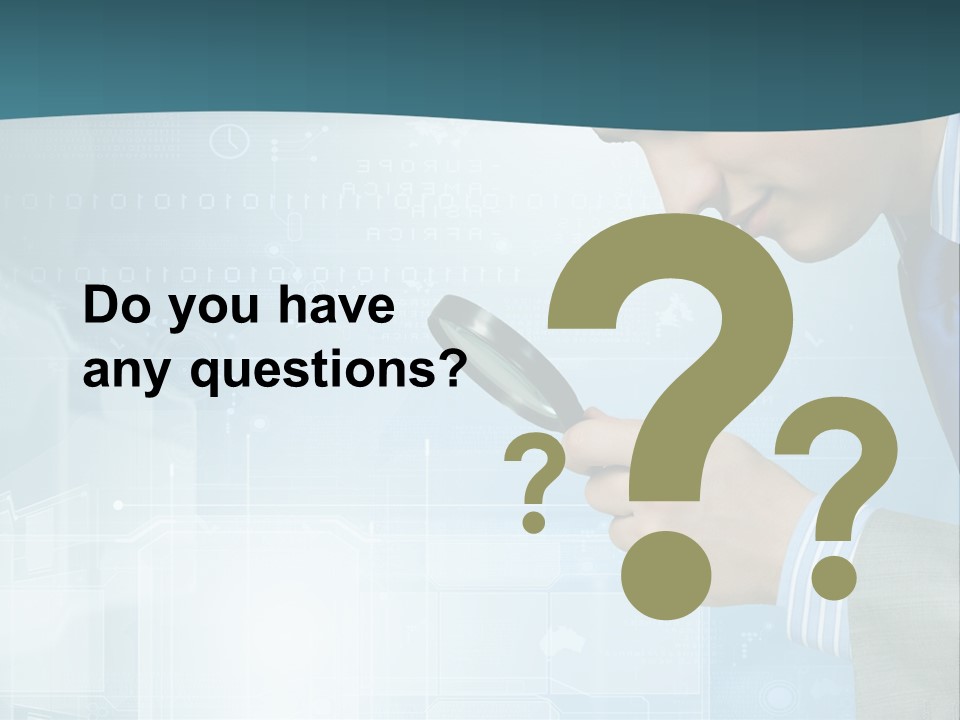 Communication Corporate Man PowerPoint Template