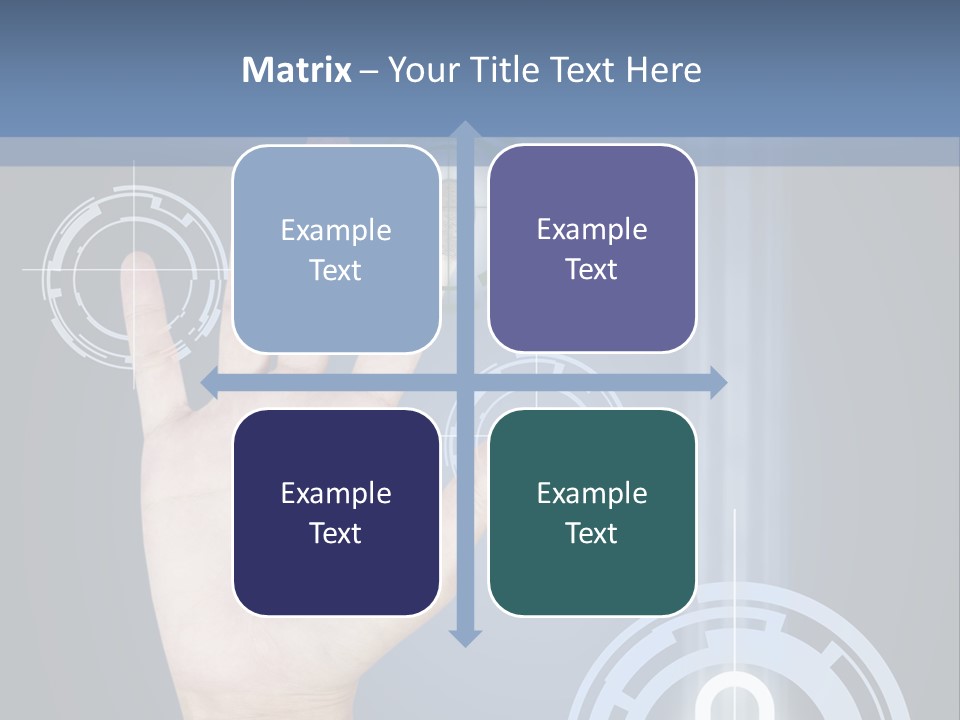 Single Hand Human PowerPoint Template
