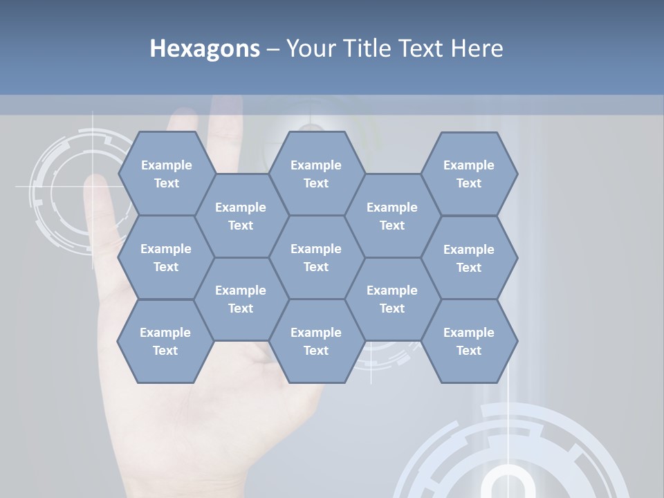 Single Hand Human PowerPoint Template