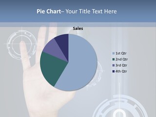 Single Hand Human PowerPoint Template