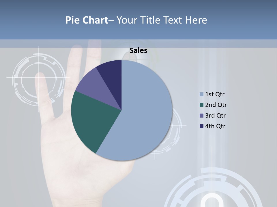 Single Hand Human PowerPoint Template
