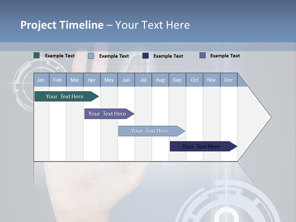 Single Hand Human PowerPoint Template