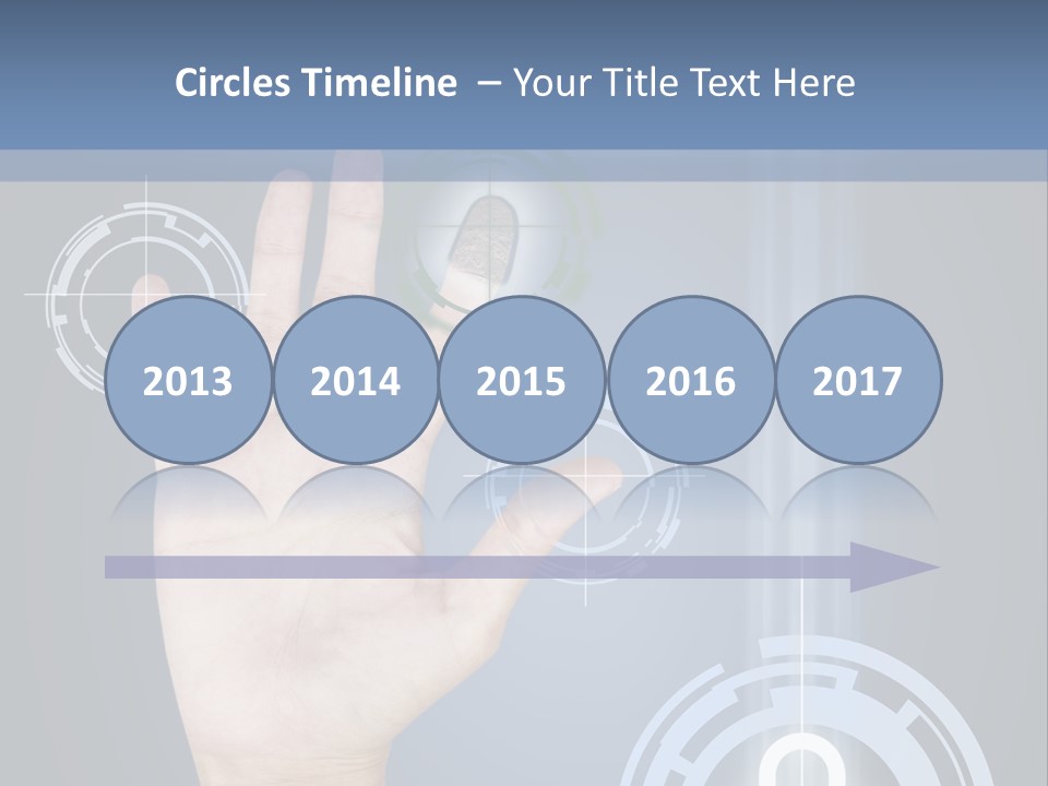 Single Hand Human PowerPoint Template