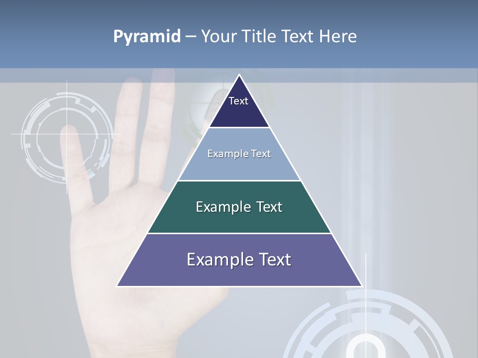 Single Hand Human PowerPoint Template